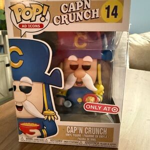 Funko Pop! Cap'n Crunch Vinyl Figure - Blue and Yellow